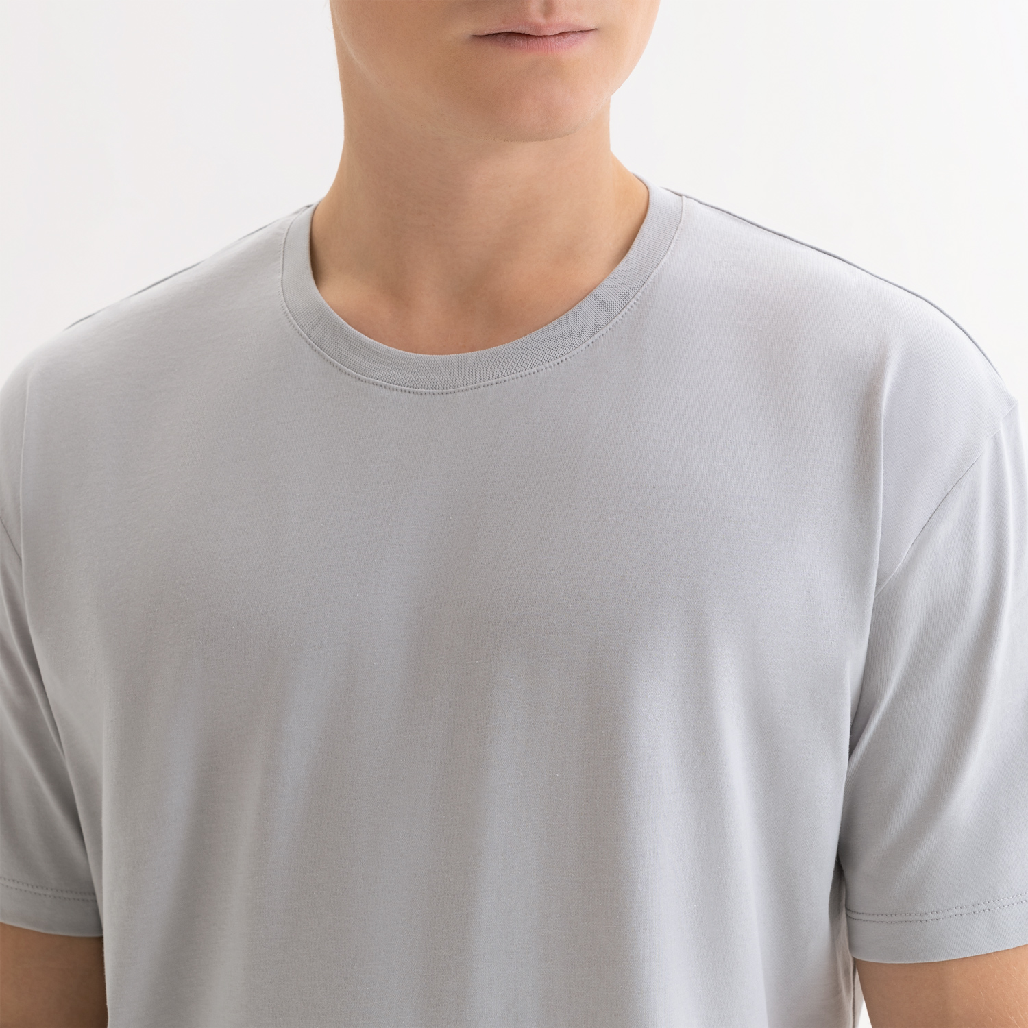 Футболка унисекс KRIS, 150 гр., светло-серая, размер XXXL