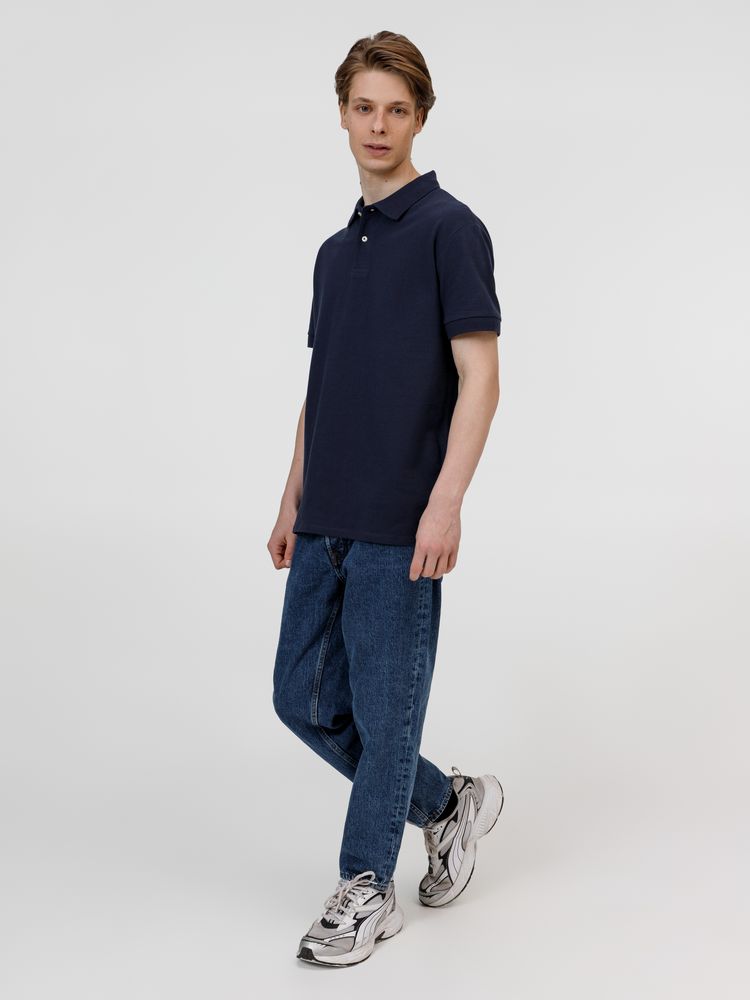 Рубашка поло унисекс Pacific, кобальт (темно-синяя), размер XXL