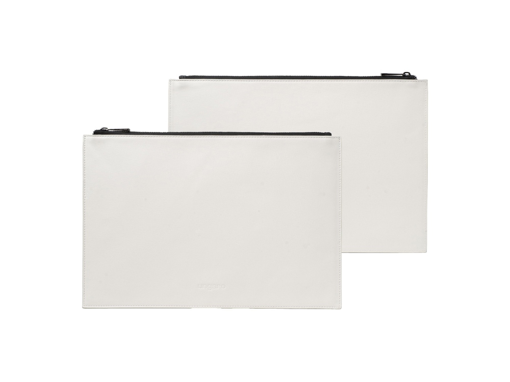 Сумка-клатч Cosmo White с логотипом Ungaro | Print Logo