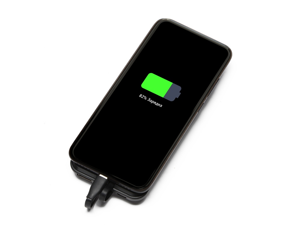 Портативное беспроводное зарядное устройство Octopus Air, 5000 mAh, черный