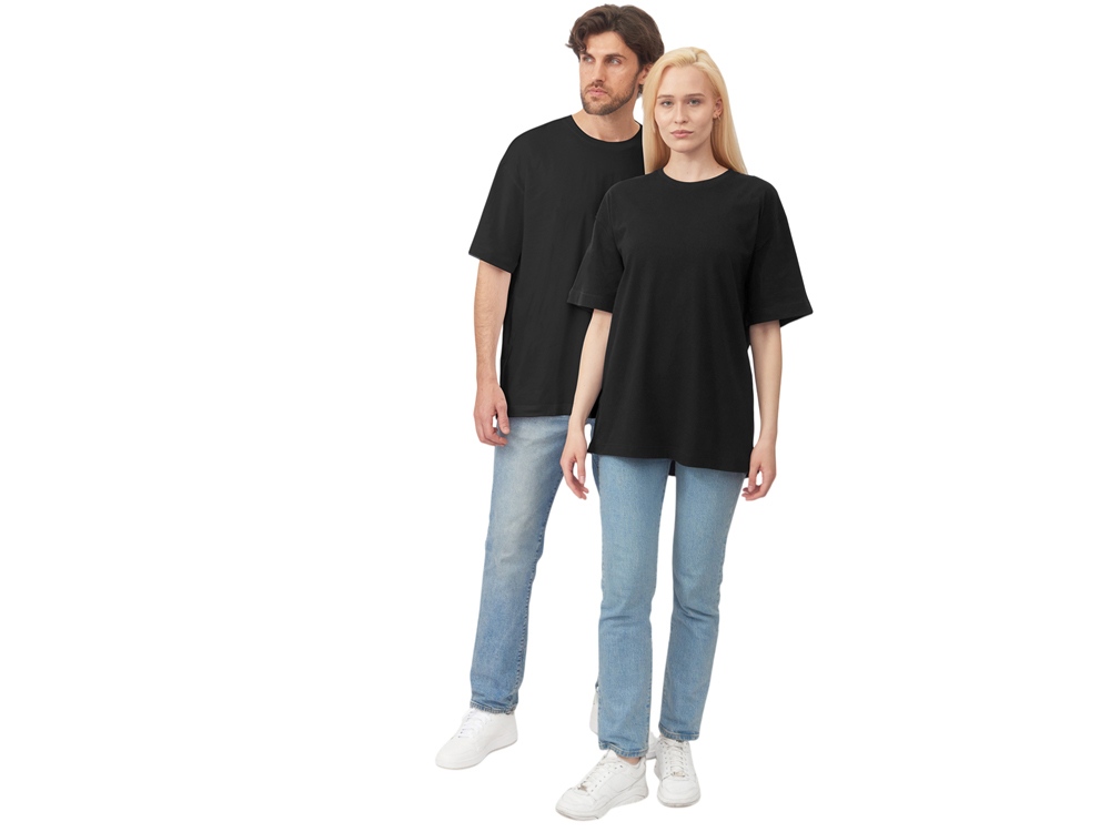 Футболка оверсайз Vienna унисекс , черный