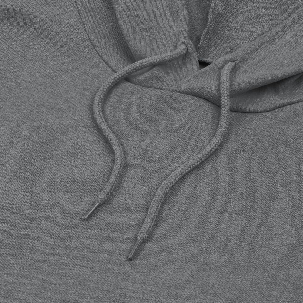 Толстовка с капюшоном унисекс Hoodie, серая (стальная), размер M