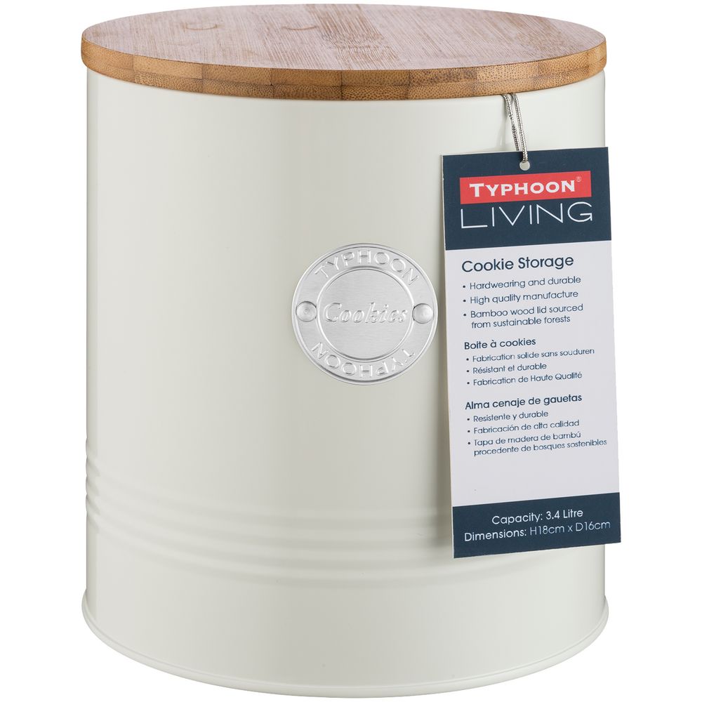 Емкость для печенья Living — пример нанесения логотипа (Typhoon) | Print Logo