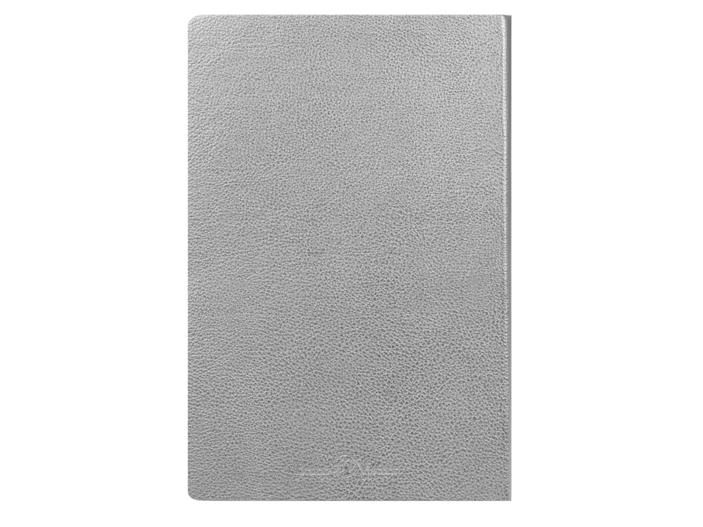 Ежедневник А5 недатированный Megapolis Velvet Flex, серебристый