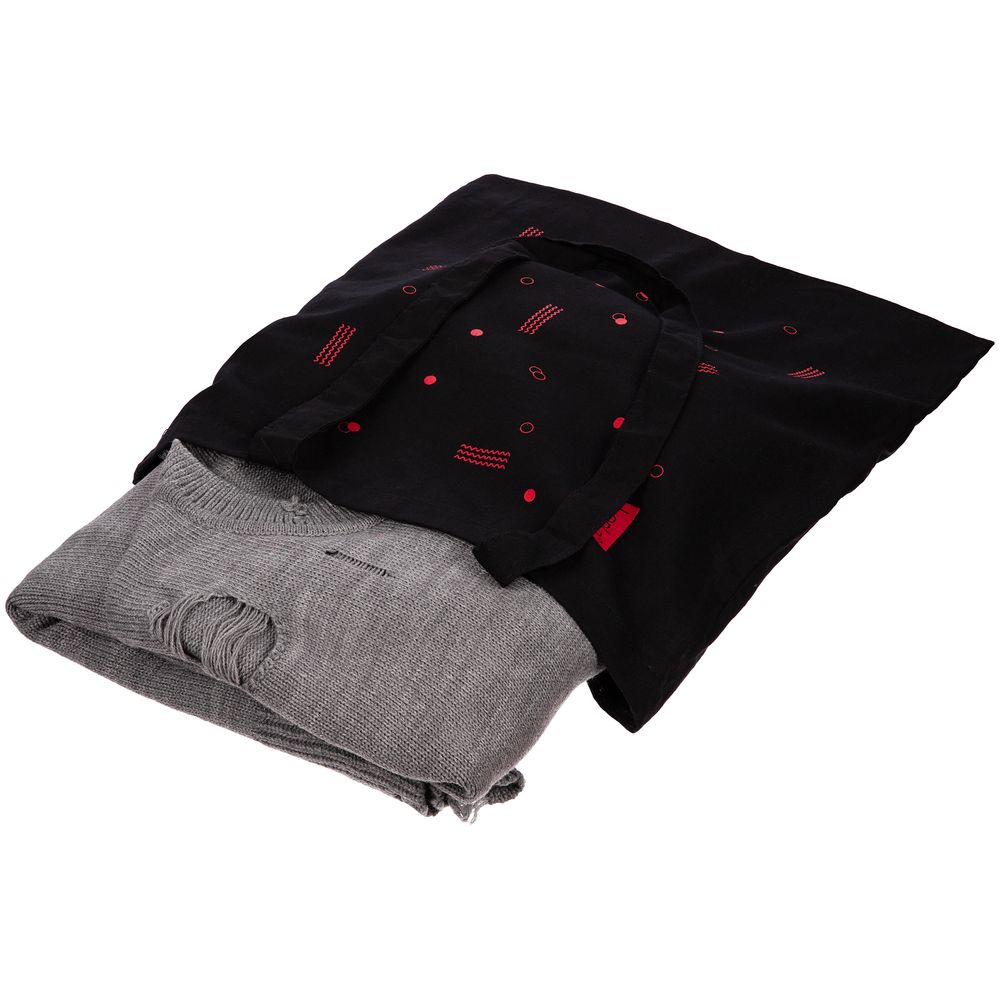 Джемпер оверсайз унисекс Grunge в сумке, черный, размер L/XL