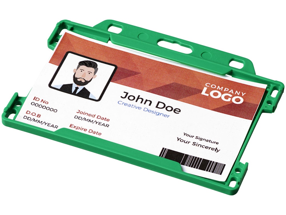 Держатель для карт Vega с логотипом PF Manufactured | Print Logo