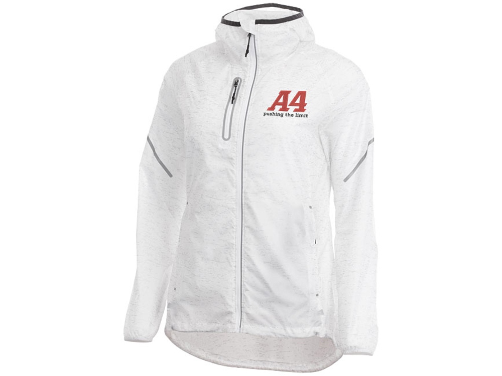 Куртка складная светоотражающая Signal женская, белый