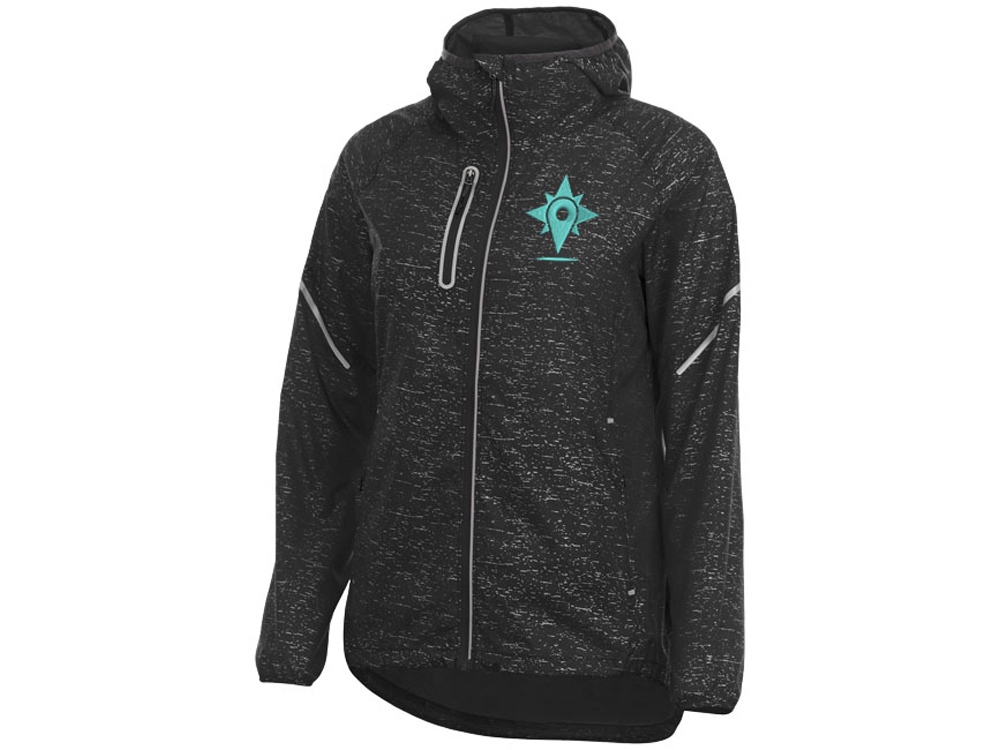 Куртка складная светоотражающая Signal женская, черный