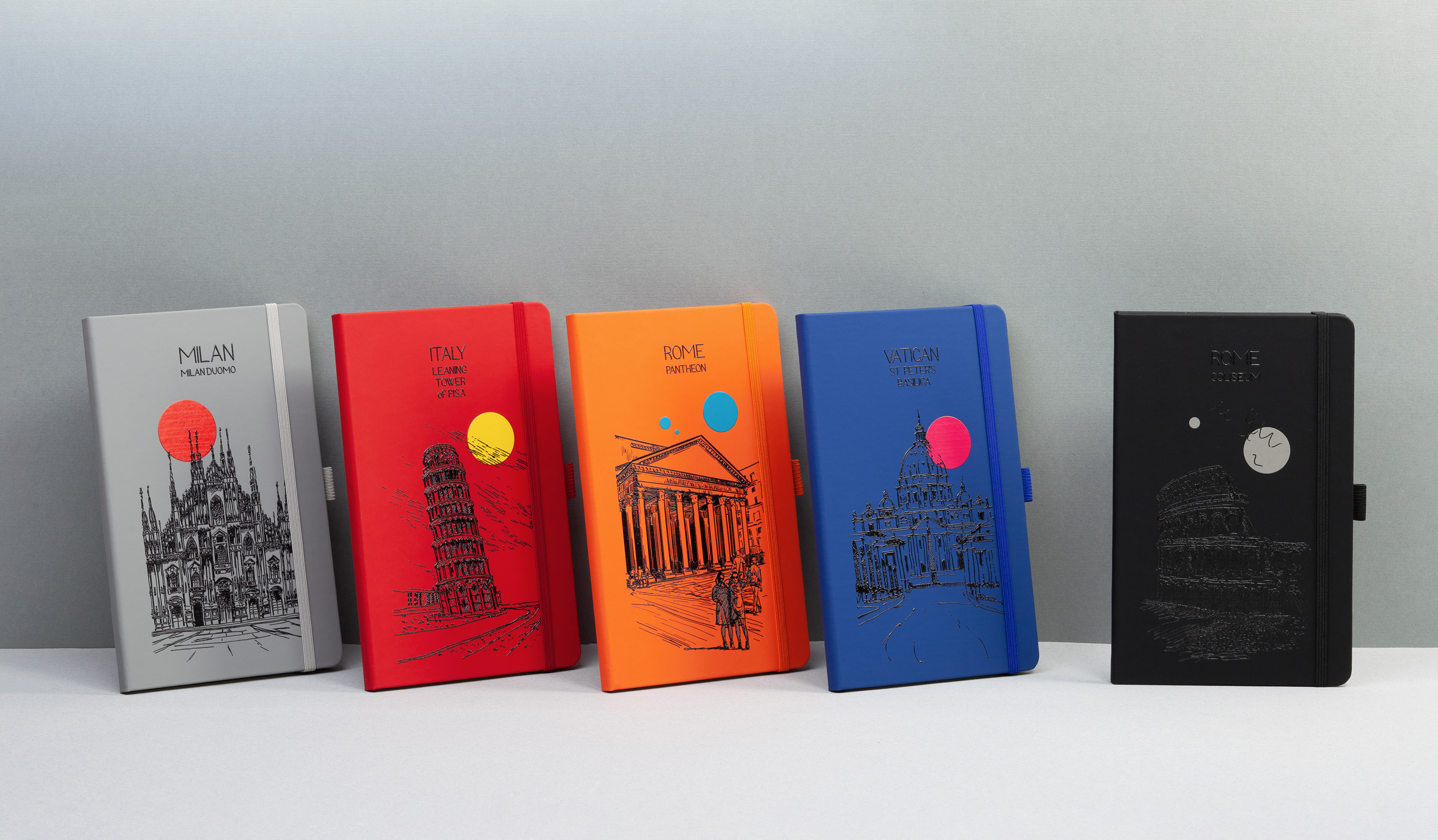 Блокнот "Парма", А5, серый