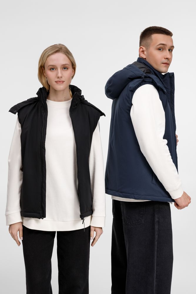 Жилет унисекс Sfera, черный, размер XXL