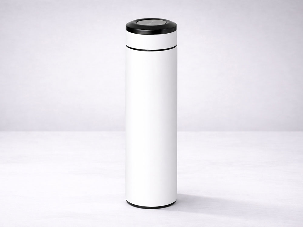Вакуумный термос Vacuum Flask C1, soft touch, 420мл, белый
