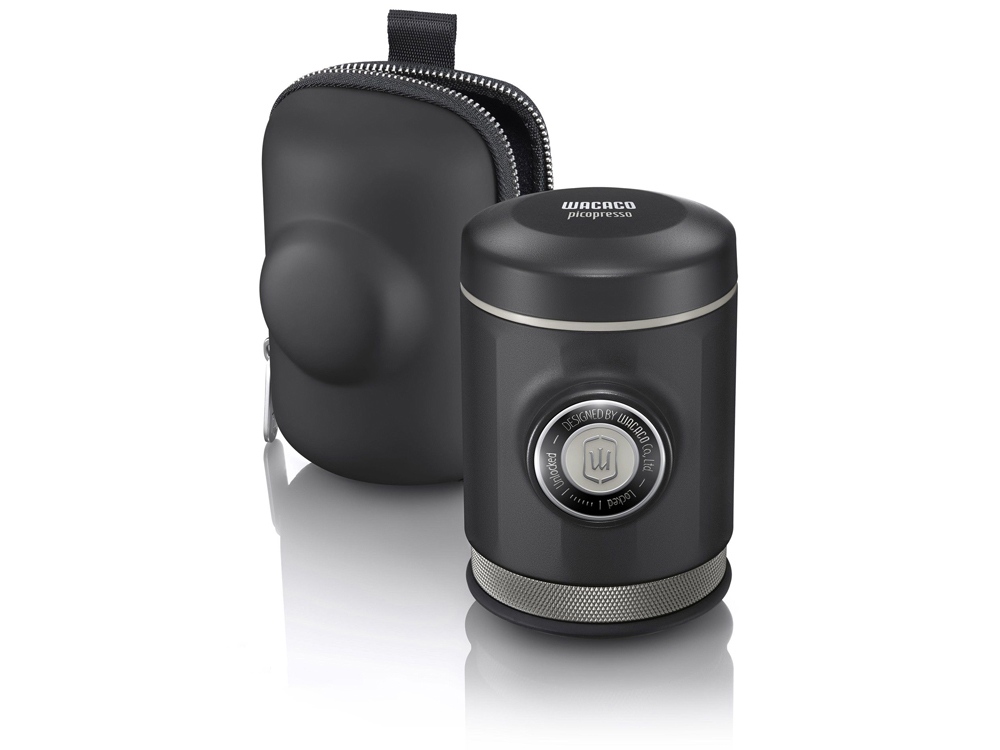 Ручная портативная кофемашина Picopresso для молотого кофе с логотипом Wacaco | Print Logo