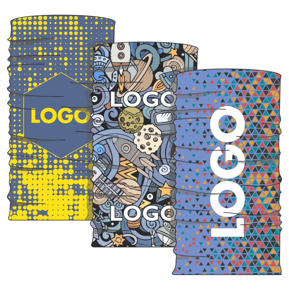 Многофункциональная бандана с печатью Tubo на заказ с логотипом сделано в России | Print Logo