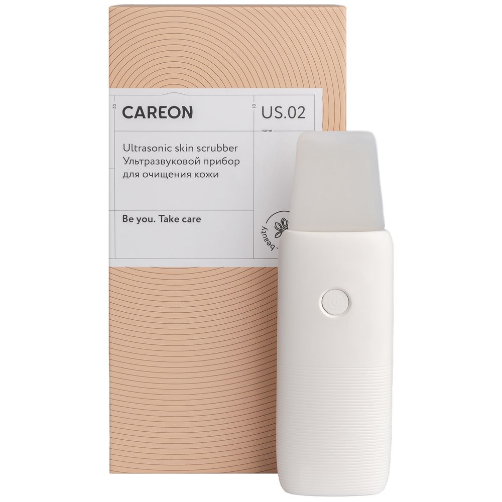 Ультразвуковой скраббер US02 с логотипом Careon | Print Logo