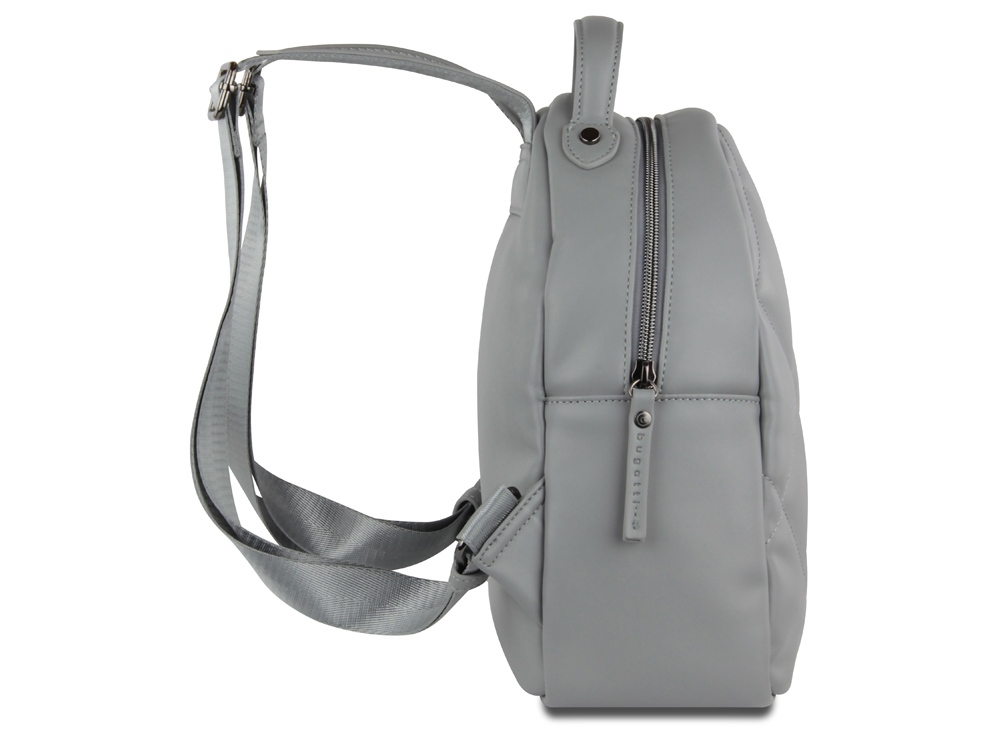 Рюкзак женский BUGATTI КАРА | CARA, серый, полиуретан, 25,5х11х27,5 см, 7 л
