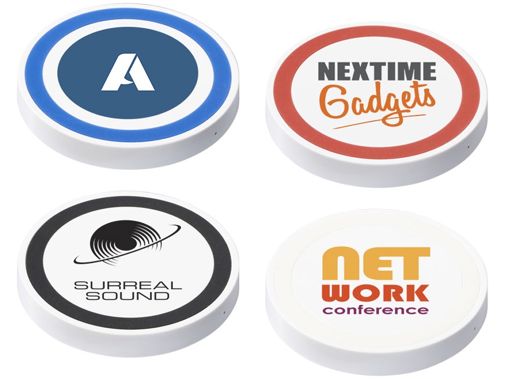 Устройство для беспроводной зарядки, белый/черный