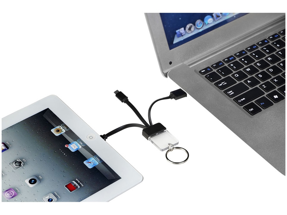 Кабель для зарядки Dazzle 3-в-1, черный