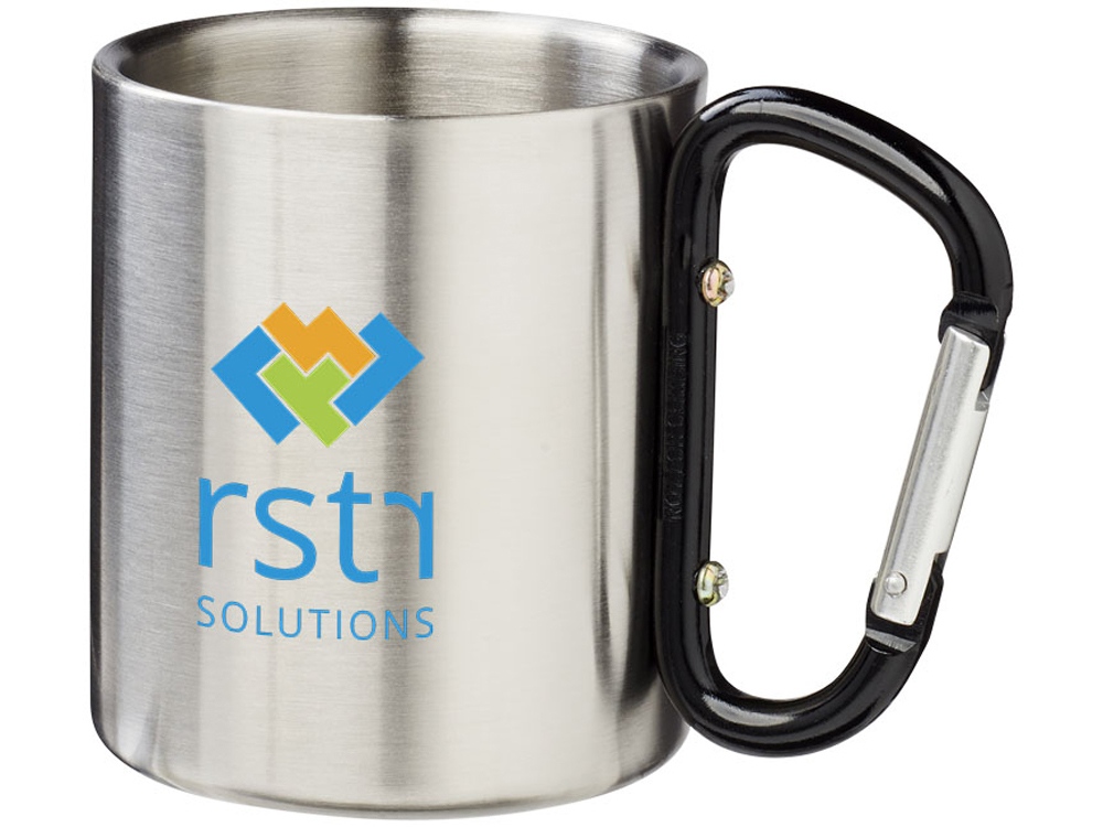 Термокружка с ручкой-карабином Alps 200мл, черный