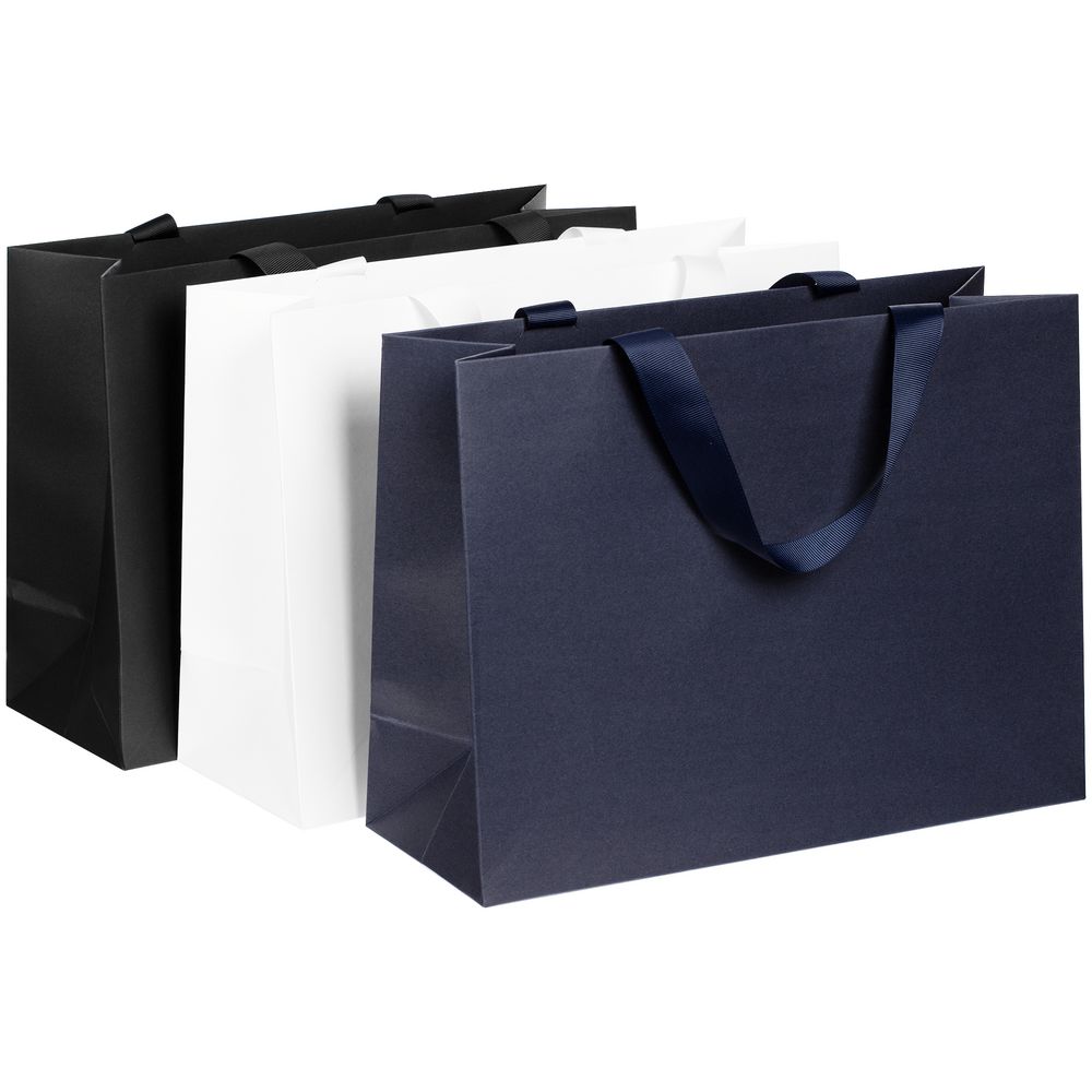 Пакет бумажный Manilla M — пример нанесения логотипа () | Print Logo