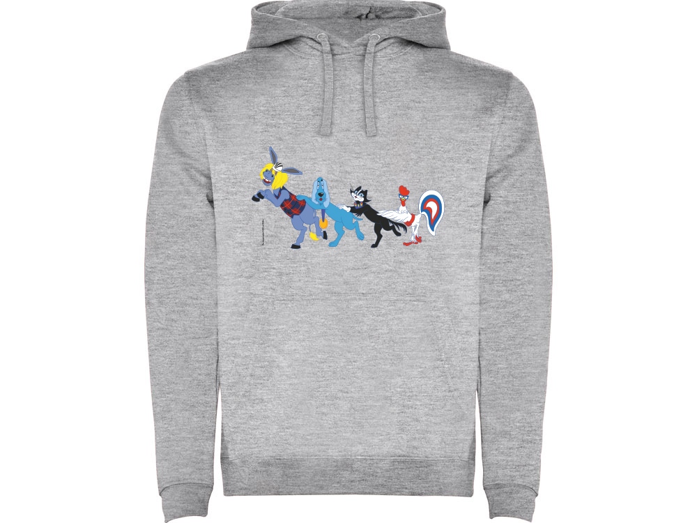 Толстовка с капюшоном Бременские музыканты мужская с логотипом Союзмультфильм x Oasis | Print Logo