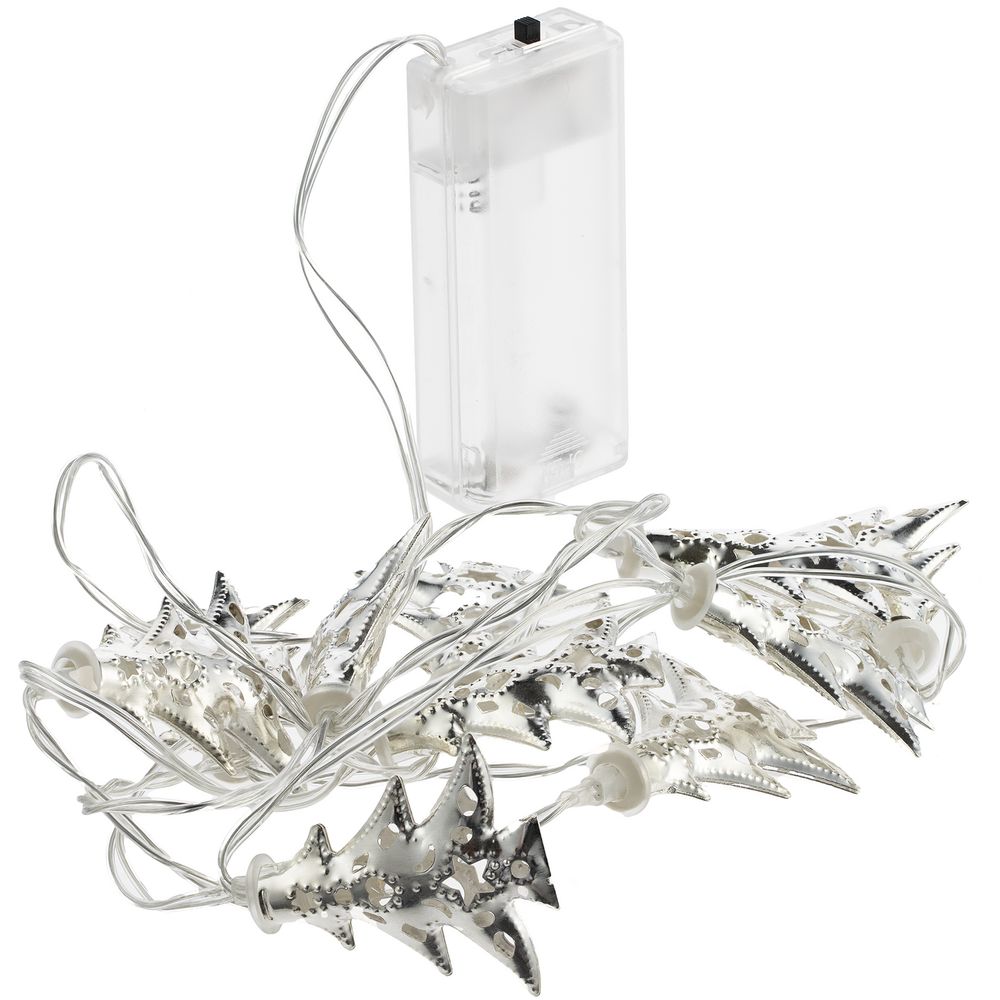 Светодиодная гирлянда Silver Lights — пример нанесения логотипа () | Print Logo