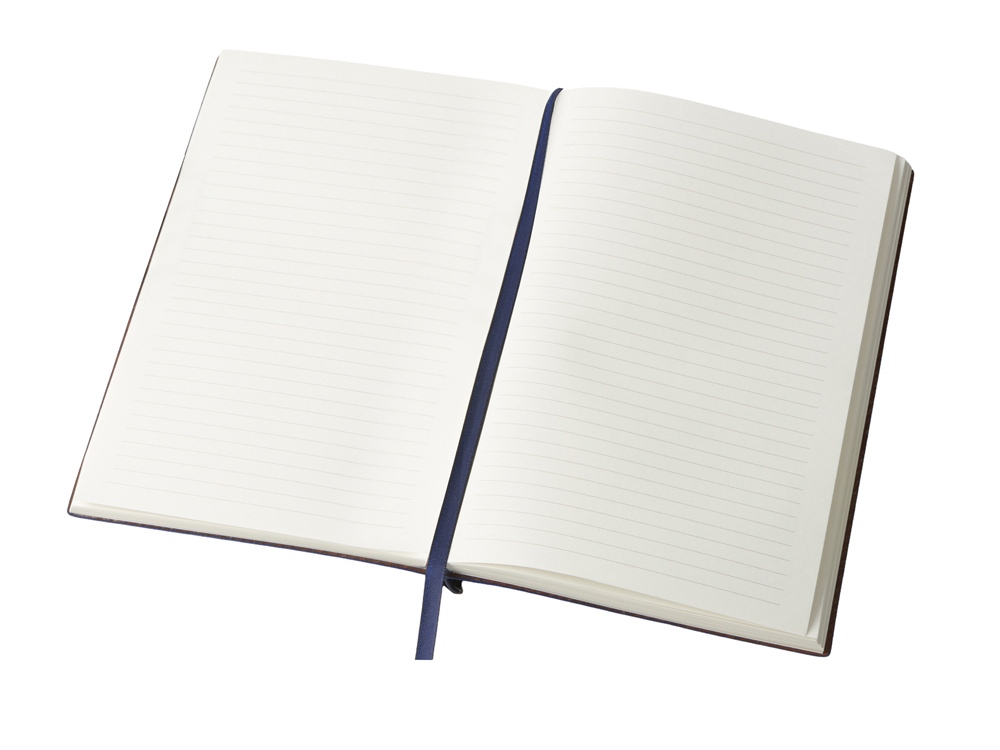 Блокнот А5 Scribe, гибкая обложка, 96 листов 80 гр/м2, темно-синий