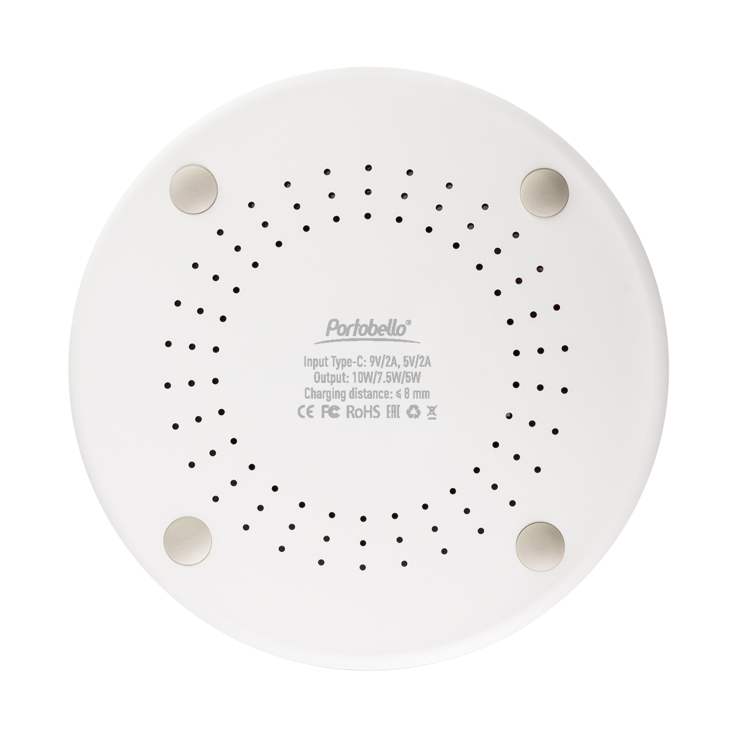 Беспроводное зарядное устройство 10W Apollo фото на сайте Print Logo.