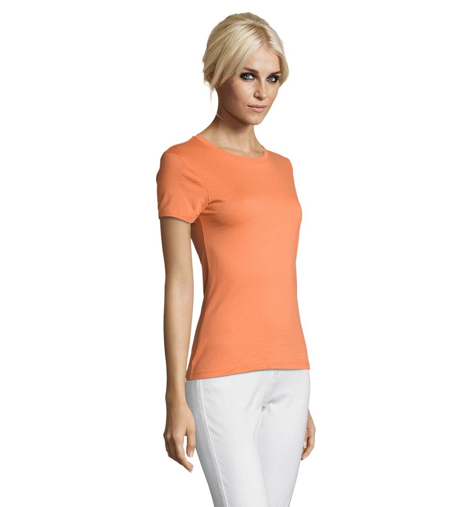 Футболка женская Regent Women оранжевая (абрикосовая), размер XXL