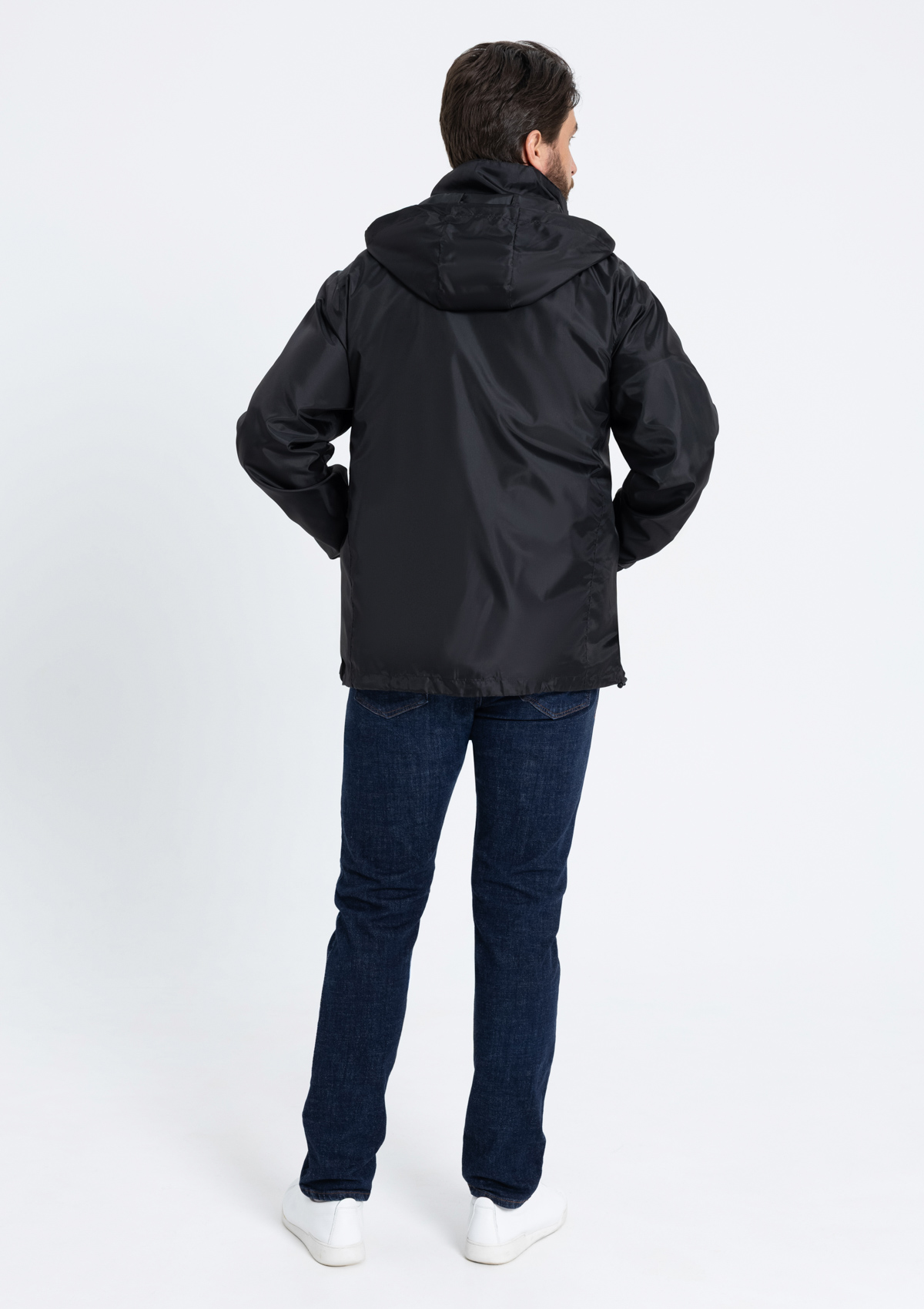 Ветровка утепленная унисекс STAN, 60, дюспо 210T, Чёрный,  (20)  (56/XXXL)