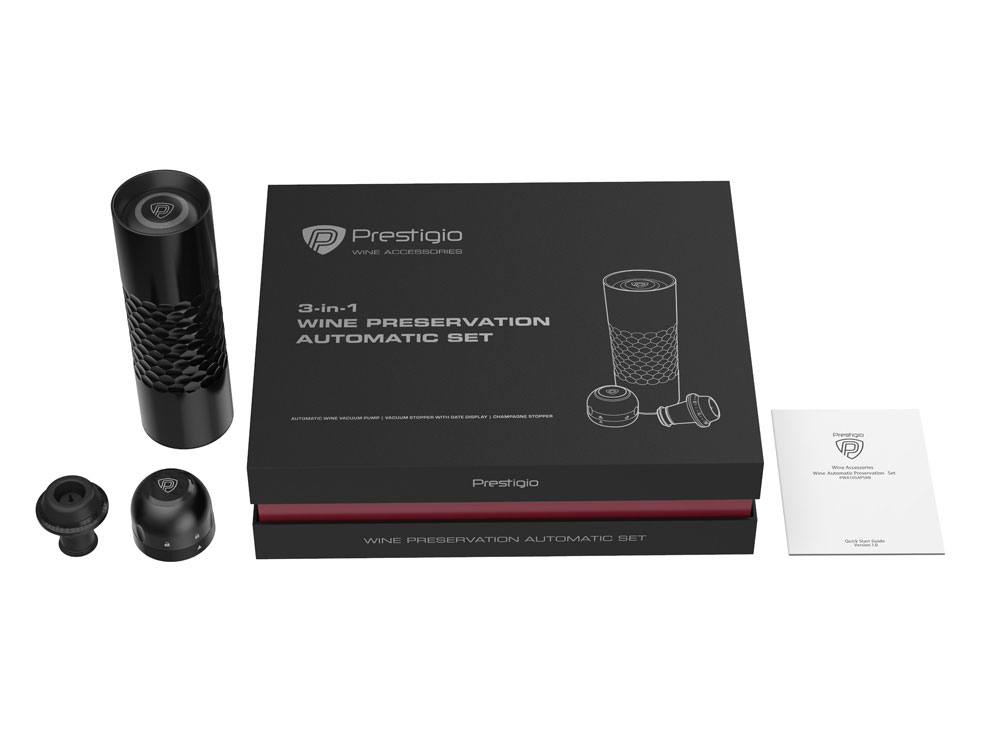 Автоматический набор для хранения вина Prestigio