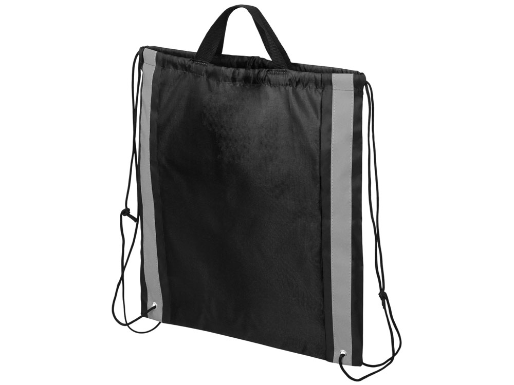 Рюкзак-мешок Savy со светоотражающими полосами по бокам с логотипом  | Print Logo