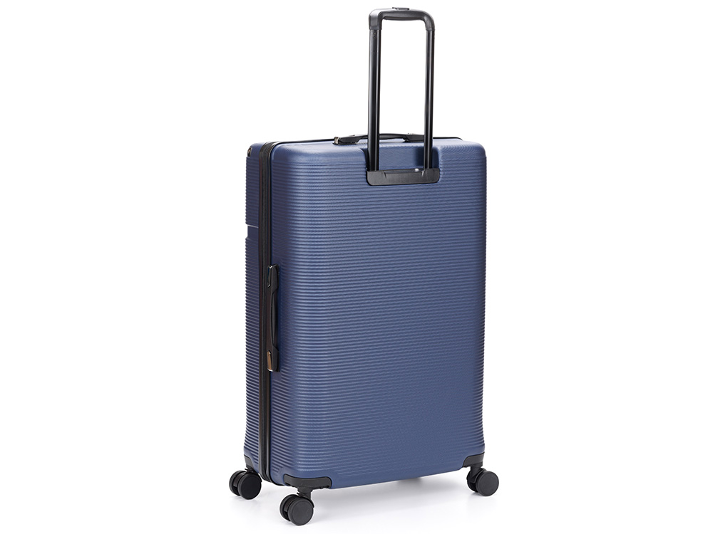 Чемодан TORBER ОНЕГА, синий, ABS-пластик, 79,5 х 51 х 29 см, 103 л
