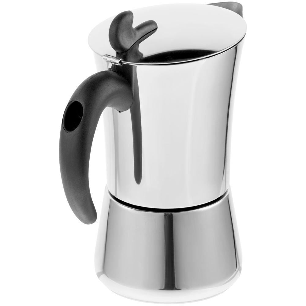 Гейзерная кофеварка Verona — пример нанесения логотипа (Molti) | Print Logo