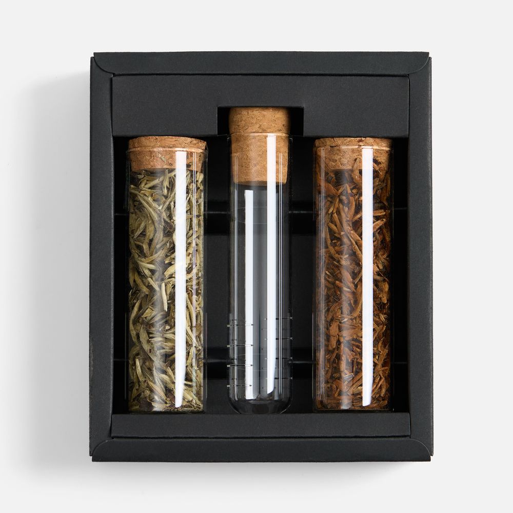 Набор с чаем и колбой для заваривания Infuseful с логотипом сделано в России | Print Logo