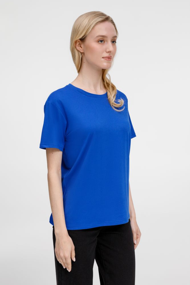 Футболка унисекс Senti, ярко-синяя, размер 4XL