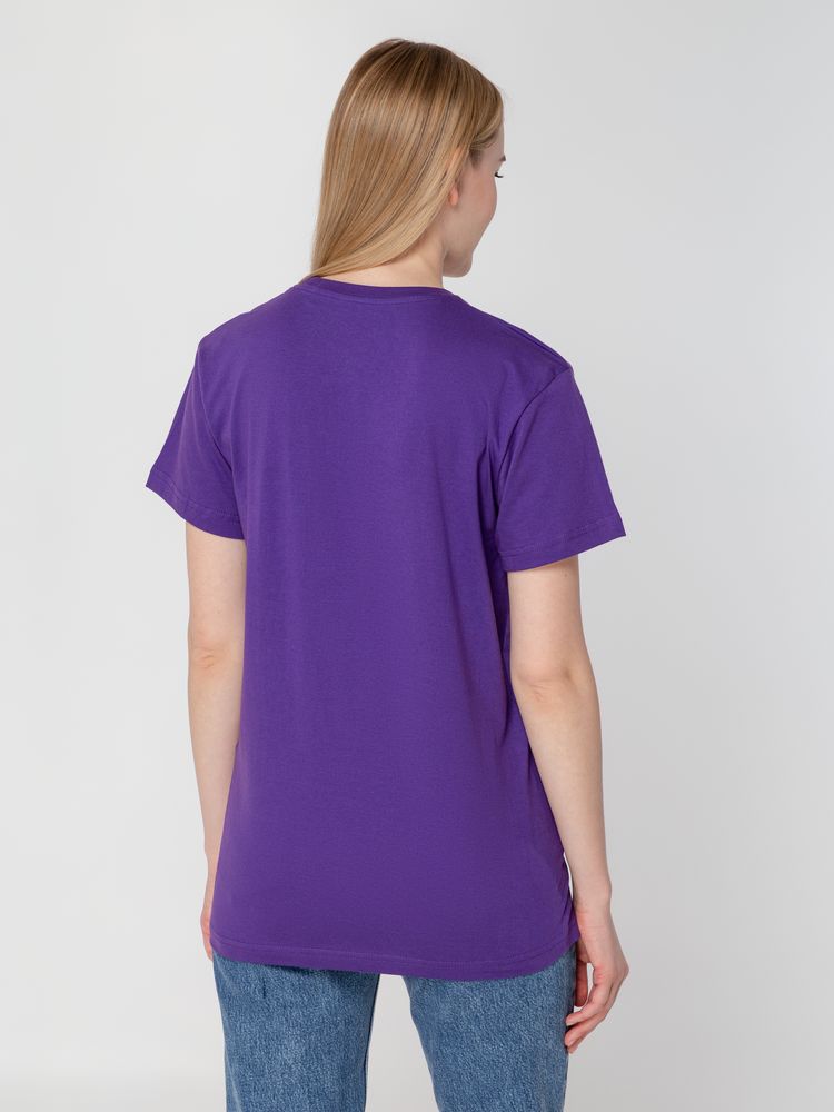 Футболка унисекс T-bolka 160, фиолетовая, размер XXXL