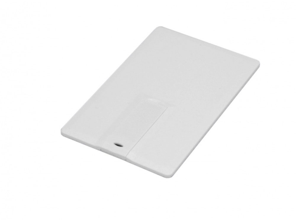 USB 2.0- флешка на 8 Гб в виде пластиковой карты с откидным механизмом с логотипом  | Print Logo