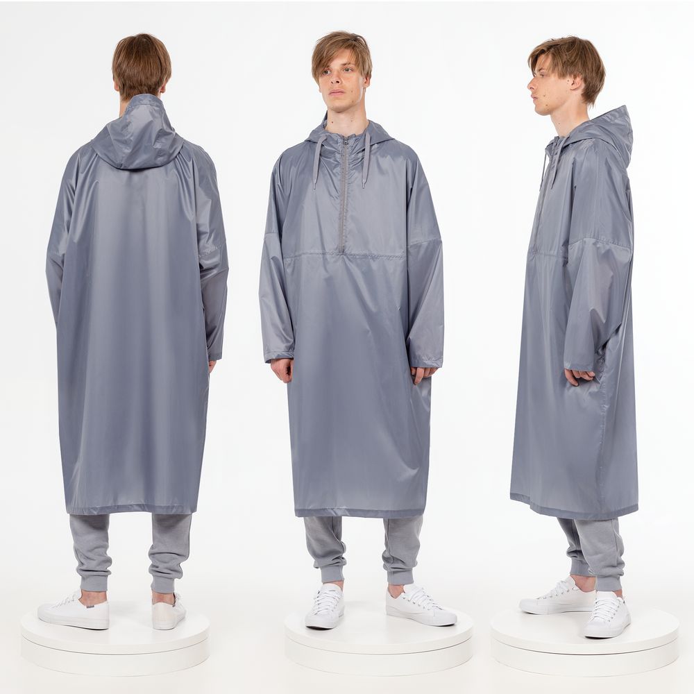 Дождевик-анорак R1, синий, размер XL/XXL