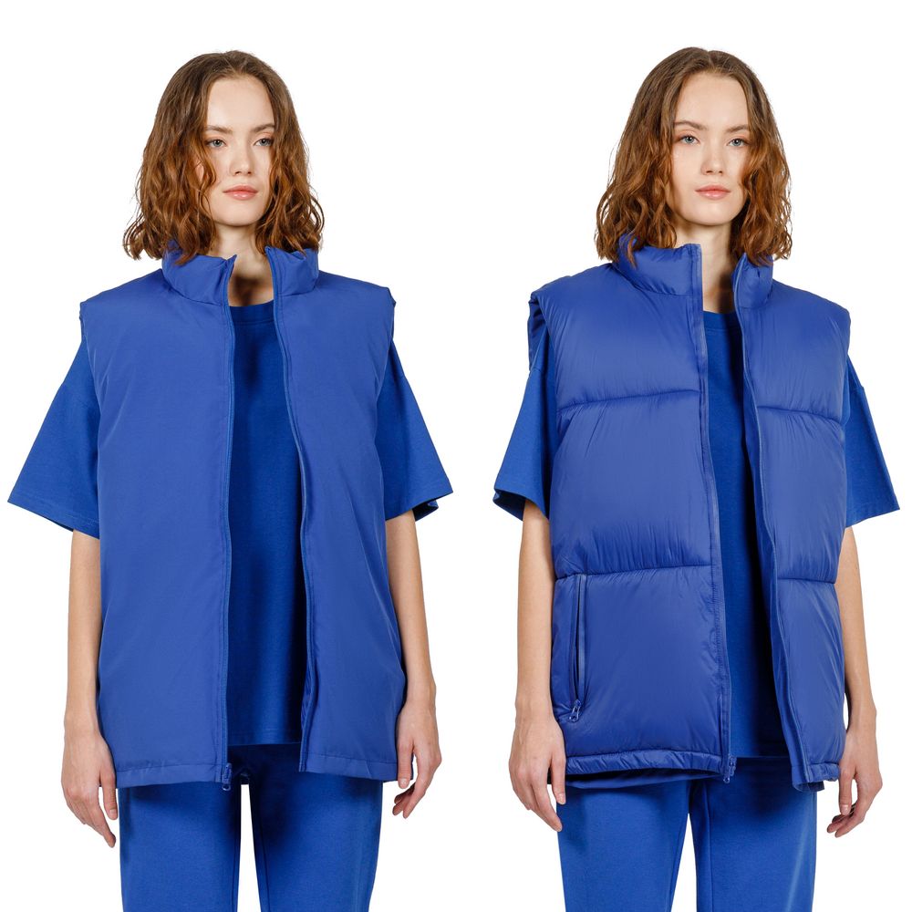 Жилет двусторонний V2, синий, размер XS/S