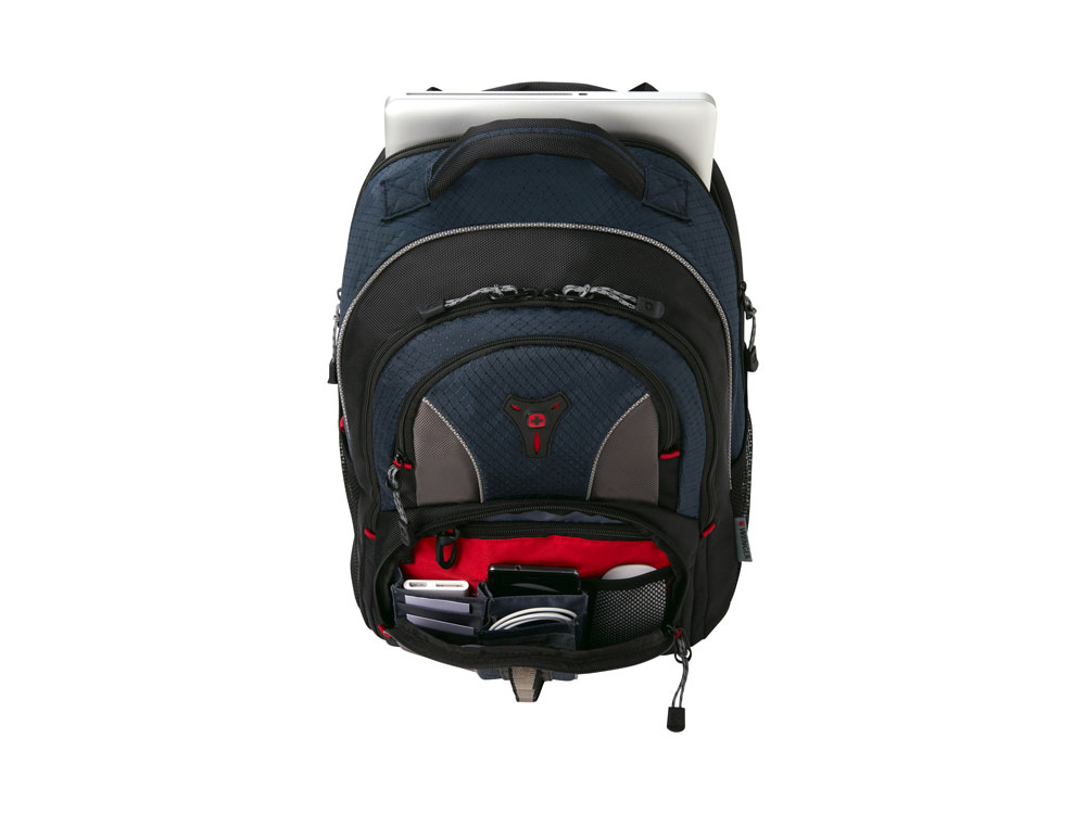 Рюкзак Cobalt WENGER 16, синий, полиэстер/ПВХ, 35 x 23 x 46 см, 23 л