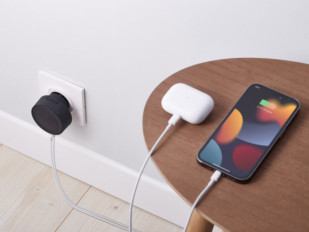 Адаптер питания USB Poweron, черный