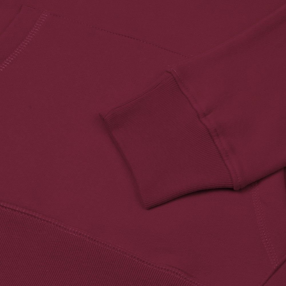 Толстовка с капюшоном унисекс Hoodie, бордовая, размер 3XL