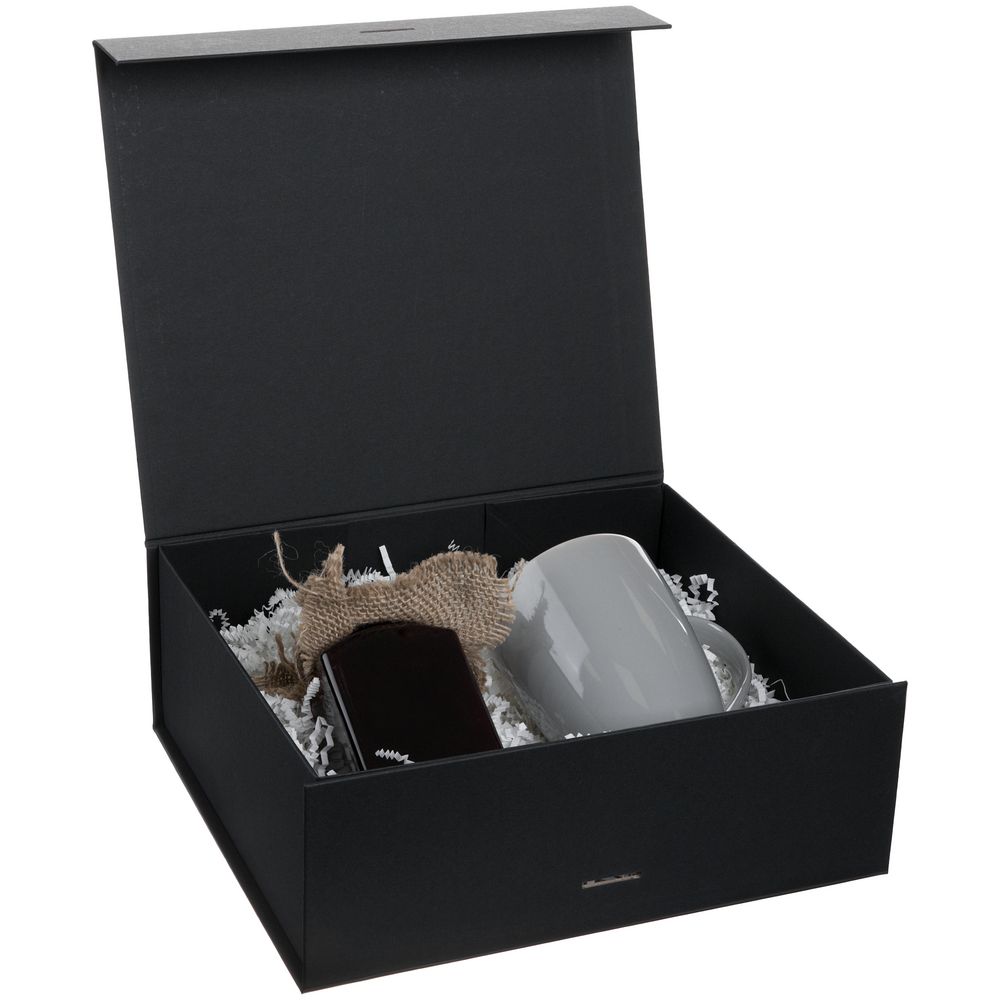 Коробка складная Rusetti, M — пример нанесения логотипа () | Print Logo