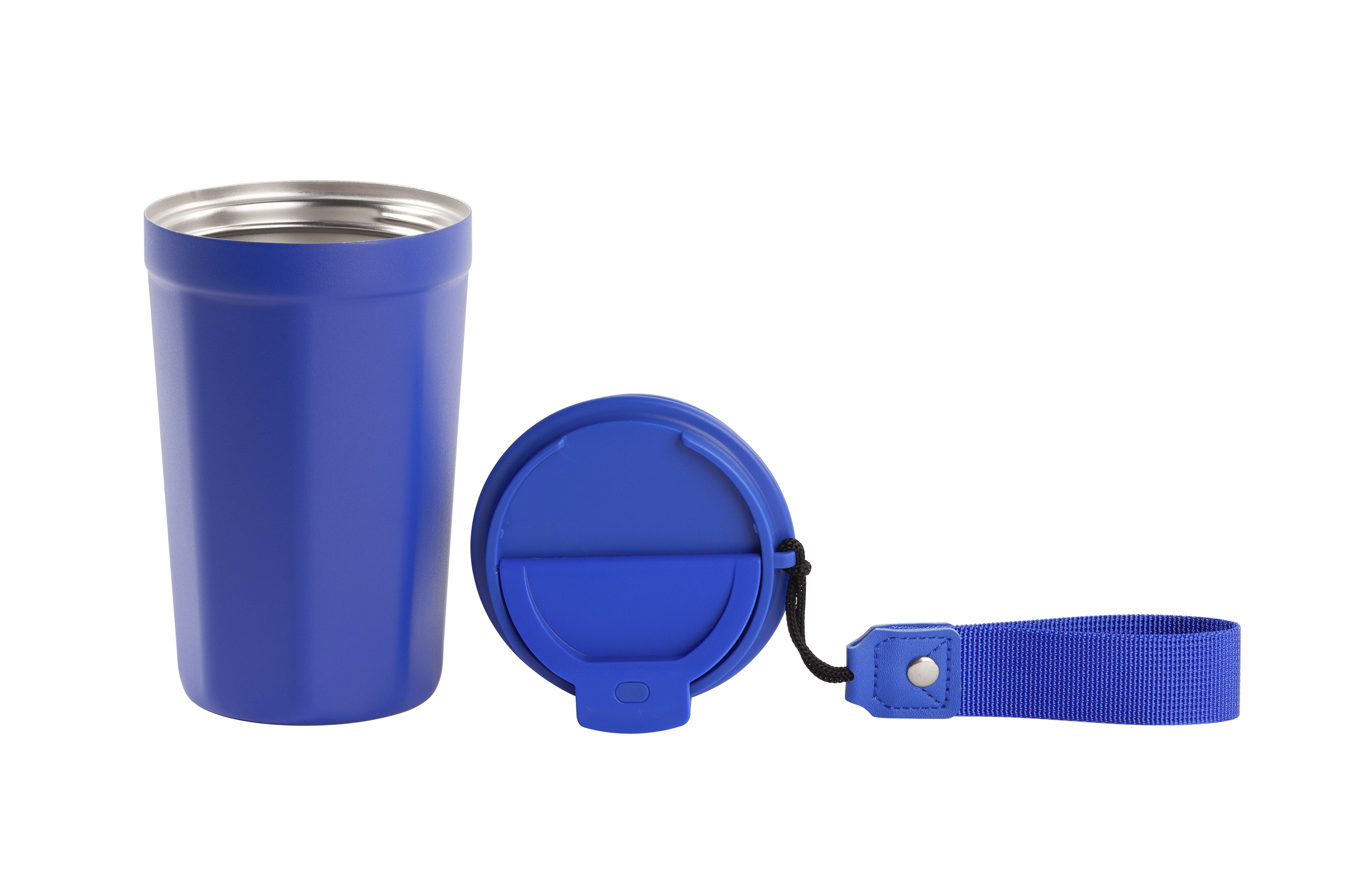 Термостакан "Eclipse" 400 мл, покрытие пудра, синий, красный