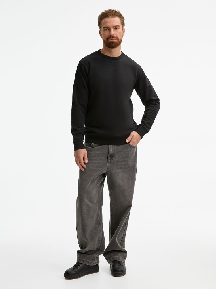 Толстовка унисекс Sully черная, размер XL