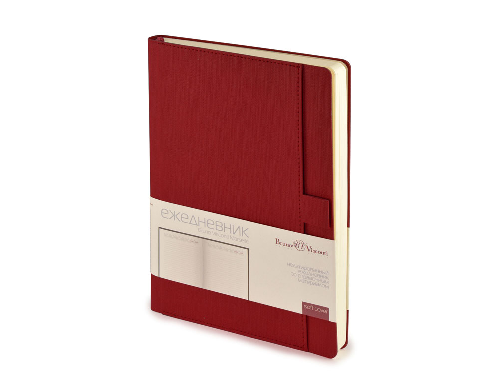 Ежедневник недатированный А5 Marseille с логотипом Bruno Visconti | Print Logo