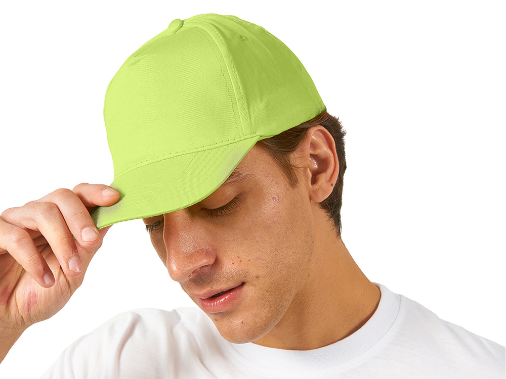 Бейсболка Memphis 5-ти панельная, зеленое яблоко