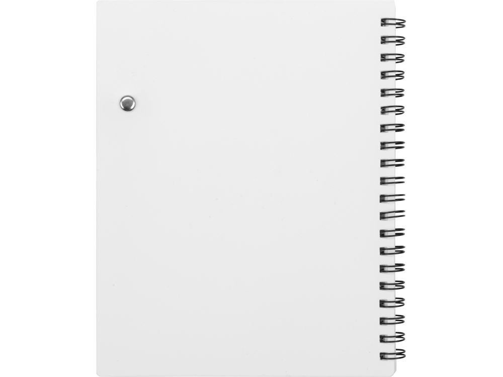 Блокнот Контакт с ручкой, белый