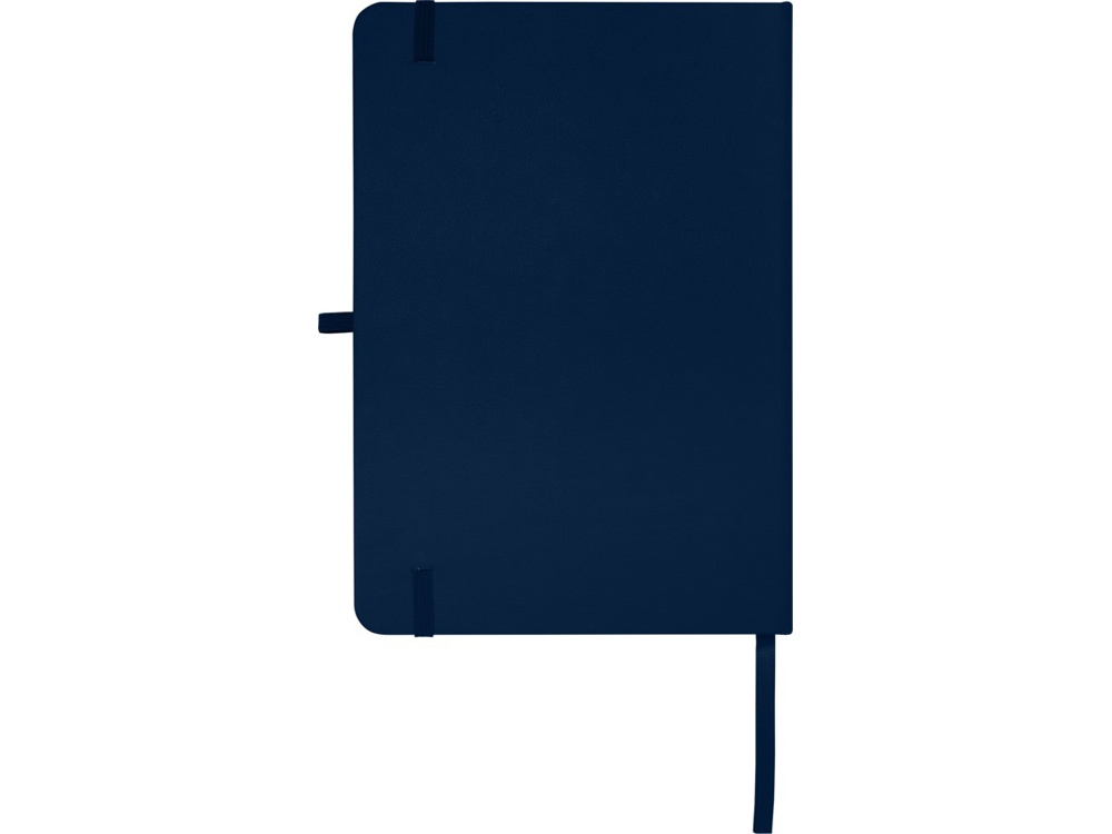 Teak блокнот А5 из переработан. материала в твердой обложке с линован. страницами - Темно - синий