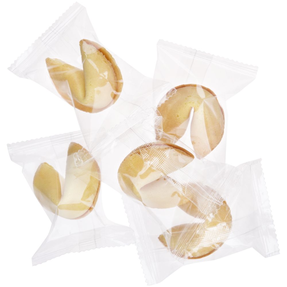 Набор печений с предсказанием Fortune Cookie — пример нанесения логотипа (сделано в России) | Print Logo